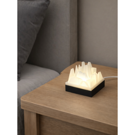 Lampka dekoracyjna designerska nocna do salonu CRYSTAL