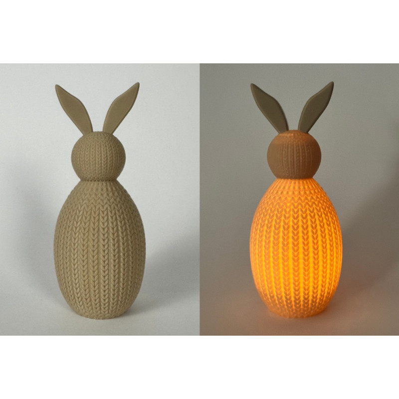 Świecznik wielkanocny CROCHET BUNNY