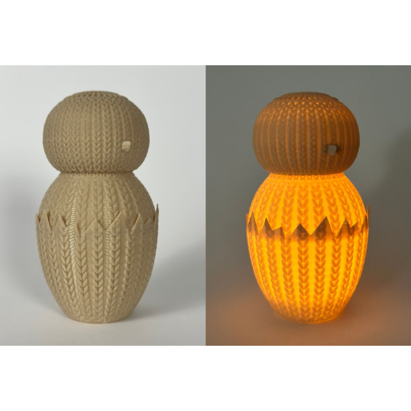 Tealight holder CROCHET CHICK