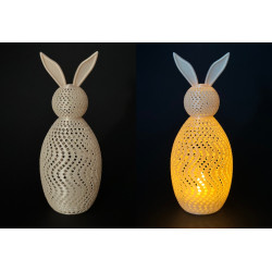 Tealight holder LACE BUNNY