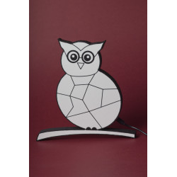 Lampa NOCTURN w stylu witrażowym