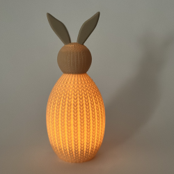 Świecznik wielkanocny CROCHET BUNNY