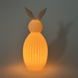 Świecznik wielkanocny CROCHET BUNNY