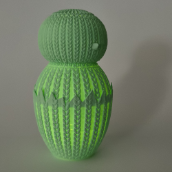 Świecznik wielkanocny CROCHET CHICK